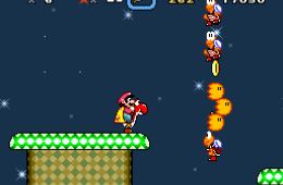 Скриншот из игры «Super Mario World»