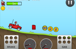 Скриншот из игры «Hill Climb Racing»