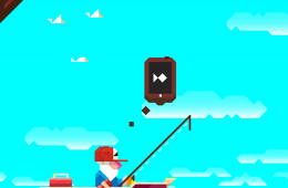 Скриншот из игры «Ridiculous Fishing»