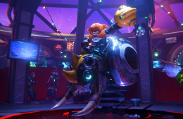 Скриншот из игры «Ratchet & Clank: Rift Apart»