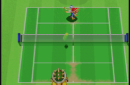 Скриншот из игры «Mario Tennis: Power Tour»