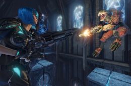 Скриншот из игры «Quake Champions»