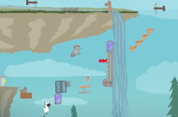 Скриншот из игры «Ultimate Chicken Horse»
