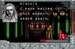 Скриншот из игры «Castlevania: Circle of the Moon»