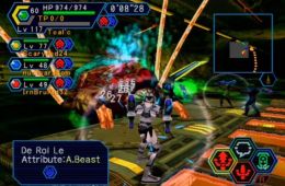 Скриншот из игры «Phantasy Star Online»