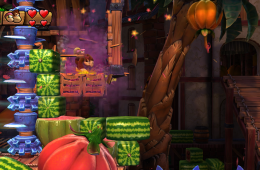 Скриншот из игры «Donkey Kong Country: Tropical Freeze»