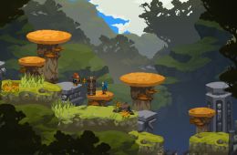 Скриншот из игры «Aegis Defenders»