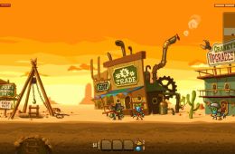 Скриншот из игры «SteamWorld Dig»