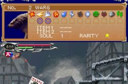 Скриншот из игры «Castlevania: Dawn of Sorrow»