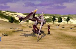 Скриншот из игры «Panzer Dragoon Saga»
