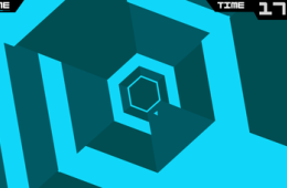 Скриншот из игры «Super Hexagon»