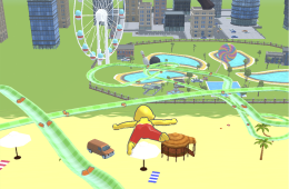 Скриншот из игры «Aquapark.io»