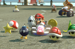 Скриншот из игры «Mario Kart 8»