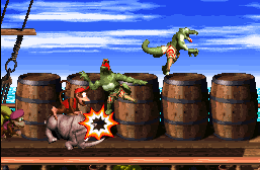 Скриншот из игры «Donkey Kong Country 2: Diddy's Kong Quest»