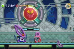 Скриншот из игры «Kirby's Epic Yarn»