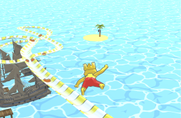 Скриншот из игры «Aquapark.io»