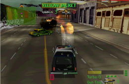 Скриншот из игры «Twisted Metal»
