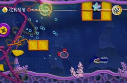 Скриншот из игры «Kirby's Epic Yarn»