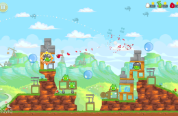 Скриншот из игры «Angry Birds»
