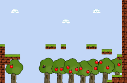 Скриншот из игры «I Wanna Be the Guy»