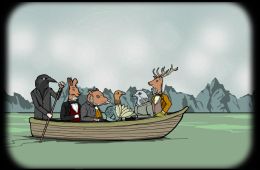 Скриншот из игры «Rusty Lake Hotel»