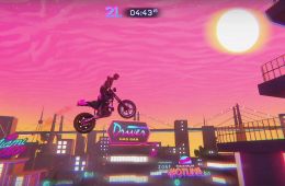 Скриншот из игры «Trials of the Blood Dragon»