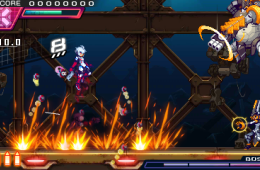 Скриншот из игры «Azure Striker Gunvolt 2»