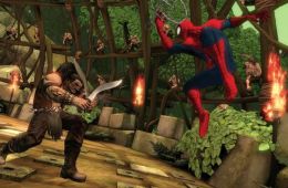 Скриншот из игры «Spider-Man: Shattered Dimensions»
