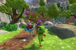 Скриншот из игры «Yooka-Laylee»