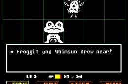 Скриншот из игры «Undertale»