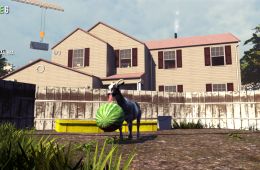 Скриншот из игры «Goat Simulator»