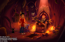 Скриншот из игры «Gibbous: A Cthulhu Adventure»