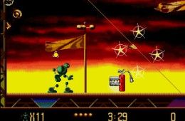 Скриншот из игры «Vectorman»