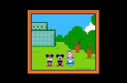 Скриншот из игры «Mickey Mousecapade»