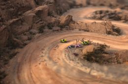 Скриншот из игры «Mantis Burn Racing»