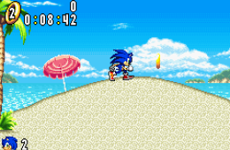 Скриншот из игры «Sonic Advance»