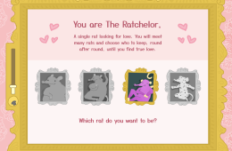 Скриншот из игры «The Ratchelor: A Rat Dating Sim»