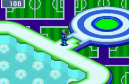 Скриншот из игры «Mega Man Battle Network 4: Red Sun»