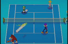 Скриншот из игры «Mario Tennis: Power Tour»