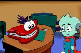 Скриншот из игры «Pajama Sam 2: Thunder and Lightning Aren't so Frightening»