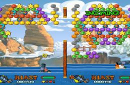 Скриншот из игры «Worms Blast»