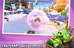 Скриншот из игры «Angry Birds Go!»