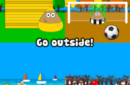 Скриншот из игры «Pou»