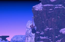 Скриншот из игры «Getting Over It with Bennett Foddy»