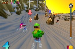 Скриншот из игры «Snowboard Kids»