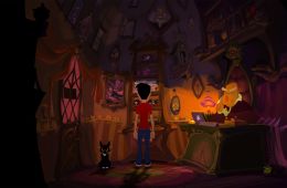 Скриншот из игры «Gibbous: A Cthulhu Adventure»