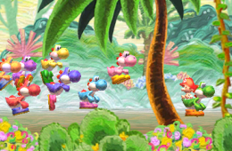 Скриншот из игры «Yoshi's New Island»