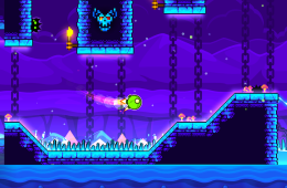 Скриншот из игры «Geometry Dash»