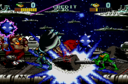 Скриншот из игры «Battletoads»