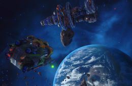 Скриншот из игры «Rebel Galaxy Outlaw»